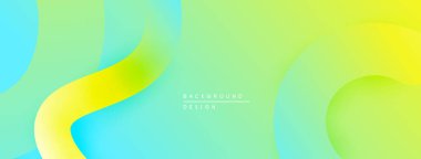 Soyut sıvı şekiller, canlı renklerin karışımı. Gradyan arkaplan pürüzsüz geçişler ve modern tasarım ögesi yaratır.