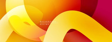 Soyut sıvı şekiller, canlı turuncu, sarı renkler. Modern tasarım, pürüzsüz eğimler dinamik kompozisyon yaratır. Sıcak tonlar görsel alana hakim..