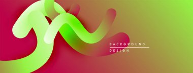 Soyut sıvı şekiller, canlı renklerin karışımı. Modern tasarım, pürüzsüz eğimler dinamik kompozisyon yaratır. Arkaplanda hareket ve enerji var..