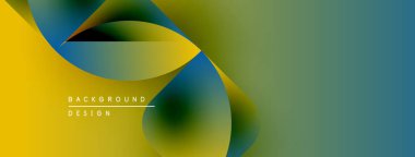 Soyut sıvı şekilleri sarı, yeşil ve mavi renkleri harmanlıyor. Modern tasarım, değişken geçişler, dinamik bileşimler içerir. Metin arkaplan tasarımı okur.