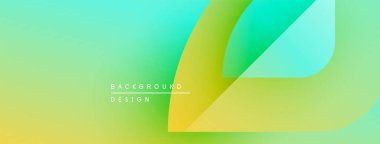 Soyut eğim arkaplanı. Sarı, yeşil renkler düzgün bir şekilde harmanlanır. Dijital projeler ve sunumlar için modern tasarım öğesi. Minimalist estetik.