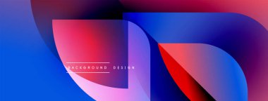 Soyut sıvı şekilleri canlı mavileri, pembeleri, kırmızıları harmanlıyor. Modern tasarım hareket, enerji ve derinlik öneriyor. Gradyan renkler dinamik görsel etki yaratır.