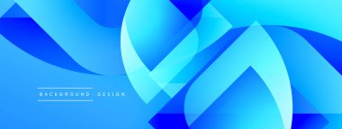 Soyut mavi eğimler akan şekiller yaratır. Modern tasarım, hareket, derinlik ve görsel ilgiyi çağrıştırıyor. Arkaplan özellikleri metin etiketleri.