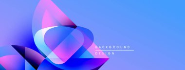 Soyut çiçek şekilleri harmanlanarak canlı mavi ve pembe renkler yaratır. Modern tasarım akıcılık, enerji, görsel cazibe.