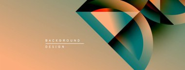 Soyut geometrik tasarım. Renkler karışıyor, dinamik görsel efekt yaratıyor. Çeşitli projeler için modern arkaplan.