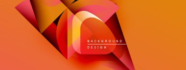 Soyut turuncu tasarım katmanlı şekiller, gradyanlar, dinamik eğriler. Metin, merkez element içinde arkaplan tasarımı okur. Modern, canlı kompozisyon.