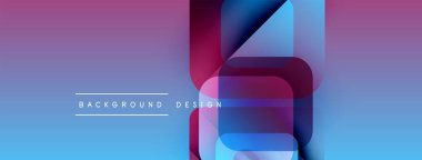 Soyut gradyanlar harmanlanarak, dinamik görsel efekt yaratır. Şekiller üst üste binerek modern arkaplan tasarımı oluşturur. Renkler sorunsuz geçiş.