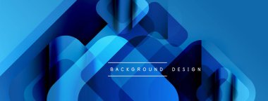 Soyut mavi katmanlar dinamik bir değişim etkisi yaratır. Modern tasarım arka planlar, sunumlar ve dijital sanat için uygundur..