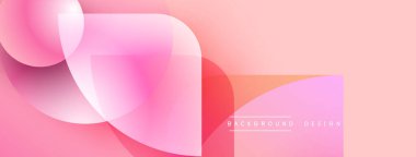 Soyut pembe tasarım akışkan şekiller, gradyanlar içerir. Yumuşak renkler modern, dinamik görsel efektler yaratır. Mevcut en küçük metin.