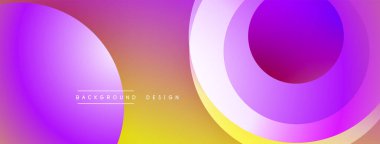 Soyut sıvı şekiller, canlı renklerin karışımı. Gradyan arka plan dinamik görsel efekt yaratır. Projeler için modern tasarım ögesi.