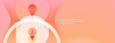 Soyut şekiller, yumuşak eğimler, şeftali tonları modern arka plan yaratır. Minimalist tasarım, zarif kompozisyon, ince doku..