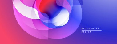 Soyut sıvı şekiller, canlı renklerin karışımı. Modern tasarım, pürüzsüz eğimler dinamik kompozisyon yaratır. Projeler için arkaplan ögesi.