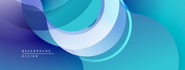 Soyut akış şekilleri, havalı maviler, gradyanlar dinamik arkaplan oluşturur. Dijital projeler için modern tasarım ögesi.