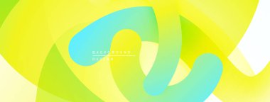 Soyut enerjik tasarım. Pürüzsüz akış şekilleri, gradyanlar, açık renkler dinamik görsel efekt yaratır. Modern arkaplan dokusu.