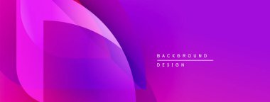 Soyut akışkan şekiller harmanlanarak canlı mor gradyan oluşturur. Arka planlar ve sunumlar için modern tasarım öğesi. Mevcut en küçük metin.