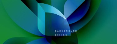 Soyut gradyanlar dinamik akış yaratır. Mavi, yeşil renkler harmanlanarak modern arka plan tasarımını oluşturuyor. Minimalist metin ince markalaşma ögesi ekler.