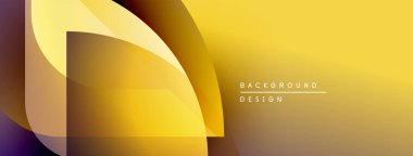Soyut sarı tasarım. Gradyan katmanlar dinamik görsel efekt yaratır. Sunumlar ve web siteleri için modern arkaplan uygun.