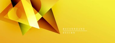 Soyut sarı tasarım dinamik şekiller, gradyanlar içerir. Sancaklar, sunumlar ve web siteleri için modern arkaplan uygun. Parlak, enerjik bileşim.