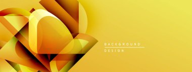 Soyut geometrik şekiller, canlı sarı renkler, modern tasarım. Pürüzsüz gradyanlar dinamik görsel ilgi yaratır. Sunumlar için uygun arkaplan.