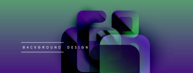 Soyut şekiller örtüşür, canlı bir değişim etkisi yaratır. Arkaplanda metin arkaplan tasarımı var. Modern, minimalist estetik.