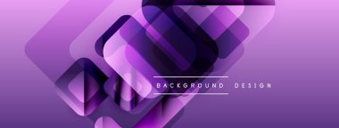Soyut mor eğimli kareler modern arkaplan oluşturur. Metin arka plan tasarımı okur. Basit, temiz estetik..