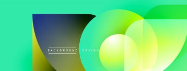 Soyut, canlı arkaplan özellikleri üst üste binen daireler, gradyanlar. Metin arka plan tasarımı okur. Modern, dinamik görsel kompozisyon.