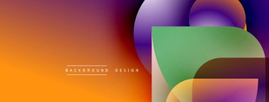 Soyut eğim arkaplanı. Üst üste binen renkli şekiller dinamik görsel efekt yaratır. Modern tasarım ögeleri pürüzsüz geçişler sunar.