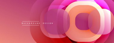 Soyut pembe, kırmızı katmanlar dinamik dairesel tasarım yaratır. Gradyan etkisi derinlik ve modern hissi arttırır. Metin arkaplan tasarımı okur.