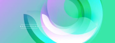 Soyut sıvı şekiller, canlı renklerin karışımı. Modern tasarım, pürüzsüz gradyanlar dinamik görsel efekt yaratır. Açık turkuaz, yeşil renkler baskın..