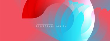 Soyut sıvı şekiller, canlı renklerin karışımı. Kırmızı, mavi, mor renkler dinamik arkaplan tasarımı yaratır. Modern estetik.