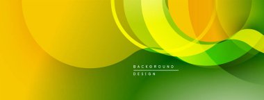 Dinamik eğimler, üst üste binen katmanlar modern soyut zemin oluşturur. Sarılar, yeşiller pürüzsüz harmanlanır, canlı görsel deneyimler sunar..