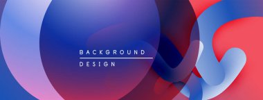 Soyut sıvı şekiller, canlı renklerin karışımı. Modern tasarım, pürüzsüz eğimler dinamik kompozisyon yaratır. Projeler için mükemmel arkaplan.