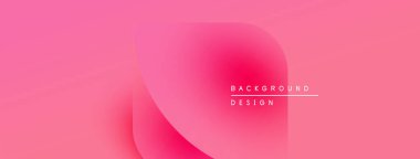 Soyut pembe eğimli arkaplan. Üst üste binen şekiller modern görsel efektler yaratır. Metin arka plan tasarımı okur. Basit, temiz estetik..