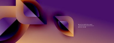 Soyut gradyan katmanlar dinamik görsel akış yaratır. Mor, turuncu renkler harmanlanarak modern arka plan tasarımını oluşturuyor. Minimalist estetik.