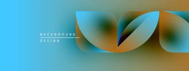 Soyut tasarım dalgalı şekiller, canlı mavi turuncu gradyan. Minimalist tarz, modern estetik, uygun arkaplan ögesi.