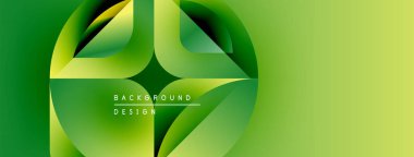 Soyut yeşil tasarım akışkan şekiller, gradyanlar içerir. Metin elementleri arka planı ve tasarımı olan modern arkaplan. Minimalist estetik, canlı renkler.