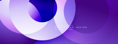 Soyut mor katmanlar dinamik akış şekilleri yaratır. Gradyan renkler harmanlanarak modern arkaplan tasarımı oluşturur. Yumuşak kıvrımlar hareketi gösterir.