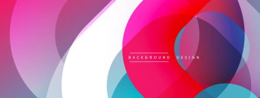 Soyut renkli şekiller dinamik arkaplan oluşturur. Canlı renkler harmanlanarak modern tasarım elementleri oluşturur. Pürüzsüz gradyanlar görsel ahenk sunar.