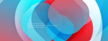Soyut katmanlar, canlı renkler karışımı. Dairesel şekiller dinamik görsel akış yaratır. Modern tasarım elementleri akıcılık ve enerji öneriyor.