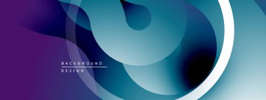 Soyut sıvı şekilleri, mavi mor gradyanlar. Modern tasarım, pürüzsüz geçişler, dinamik kompozisyon. Minimalist estetik, zarif zemin.