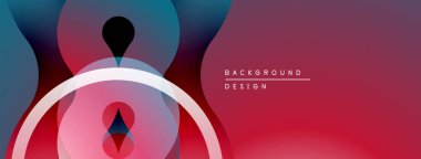 Soyut sıvı şekiller, canlı renkler, modern tasarım. Gradyan karışımları dinamik görsel efekt yaratır. Minimalist kompozisyon.