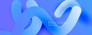 Soyut mavi dalgalar, pürüzsüz eğimler, akan şekiller dinamik bir zemin oluşturur. Modern tasarım, canlı renkler, yumuşak dokular sunar.