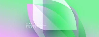 Soyut gradyanlar çakışıyor, dinamik görsel etki yaratıyor. Yumuşak pastel renkler harmanlanarak modern arkaplan tasarımını oluşturuyor. Minimalist kompozisyon.