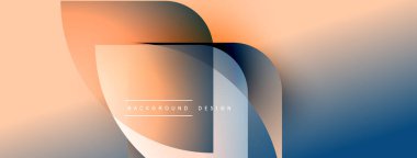 Soyut akışkan şekiller harmanlanarak, değişken arkaplan oluşturur. Şeftali, turuncu, mavi renkler tasarımda baskın. Mevcut en küçük metin.