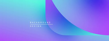 Soyut eğim arkaplanı. Mavi, mor renkler düzgün bir şekilde harmanlanır. Metin kaplama arkaplan tasarımlı minimalist tasarım. Modern estetik.