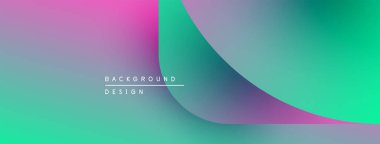 Soyut eğim arkaplanı. Canlı renkler karışıyor, pürüzsüz geçişler yaratıyor. Metin, kompozisyon içerisindeki arkaplan tasarımını okur. Minimalist estetik.