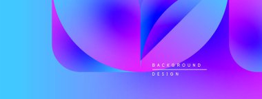 Soyut sıvı şekilleri canlı mavileri, morları harmanlıyor. Gradyan renkler dinamik görsel efekt yaratır. Arka planlar için modern tasarım ögesi.