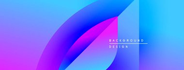 Soyut eğim arkaplanı. Mavi, mor renkler düzgün bir şekilde harmanlanır. Dijital projeler için modern tasarım öğesi. Minimalist estetik.