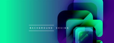 Soyut eğim arkaplanı. Üst üste binen kareler dinamik görsel efekt yaratır. Metin arka plan tasarımı okur. Modern, canlı renkler sunar.