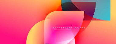 Soyut gradyanlar harmanlanarak, dinamik görsel akış yaratır. Parlak renkler üst üste binerek modern tasarım elementleri oluşturuyor. Yumuşak geçişler kompozisyona hakim..
